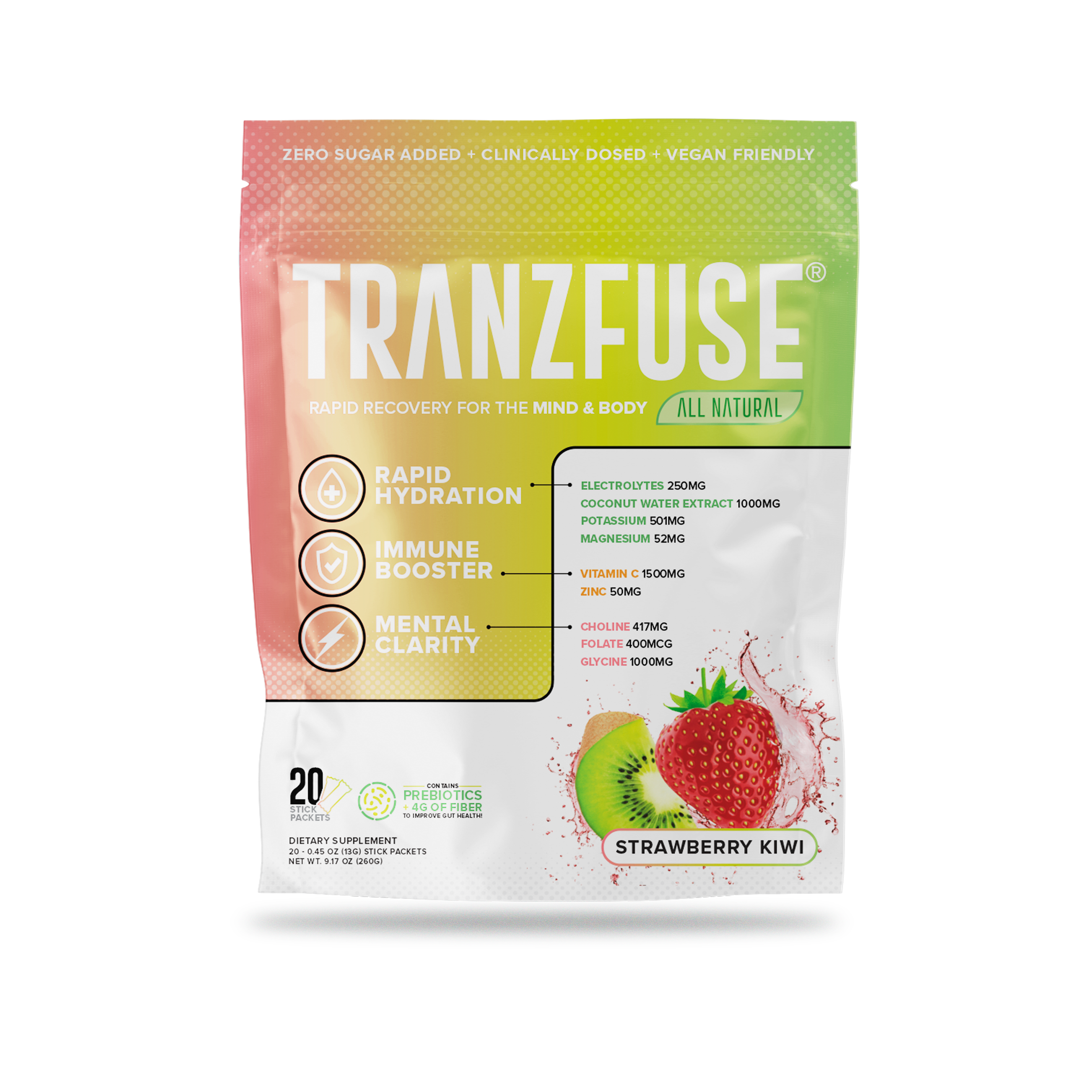 TRANZFUSE STICK PACKS - 10 / 20 SRV