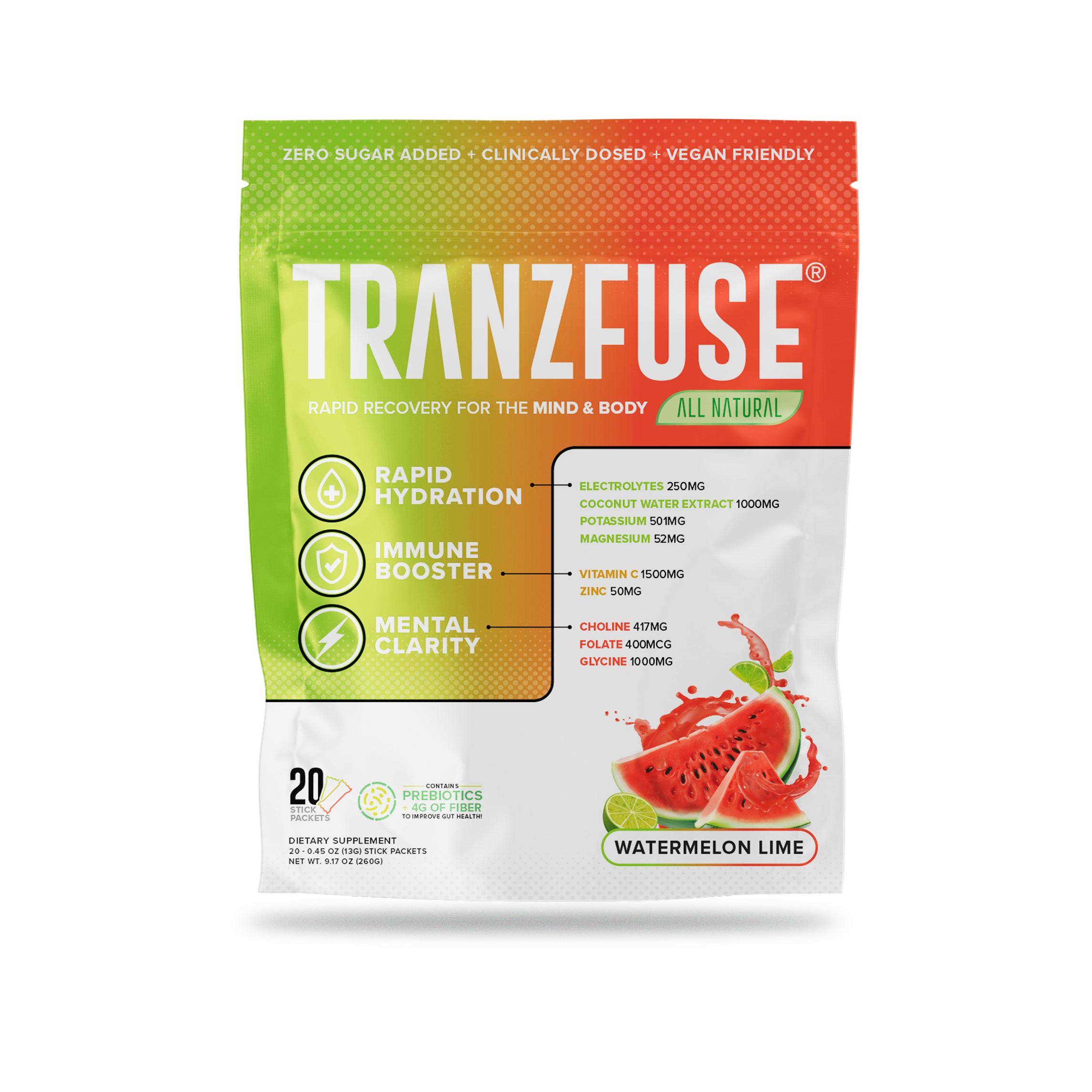 TRANZFUSE STICK PACKS - 10 / 20 SRV